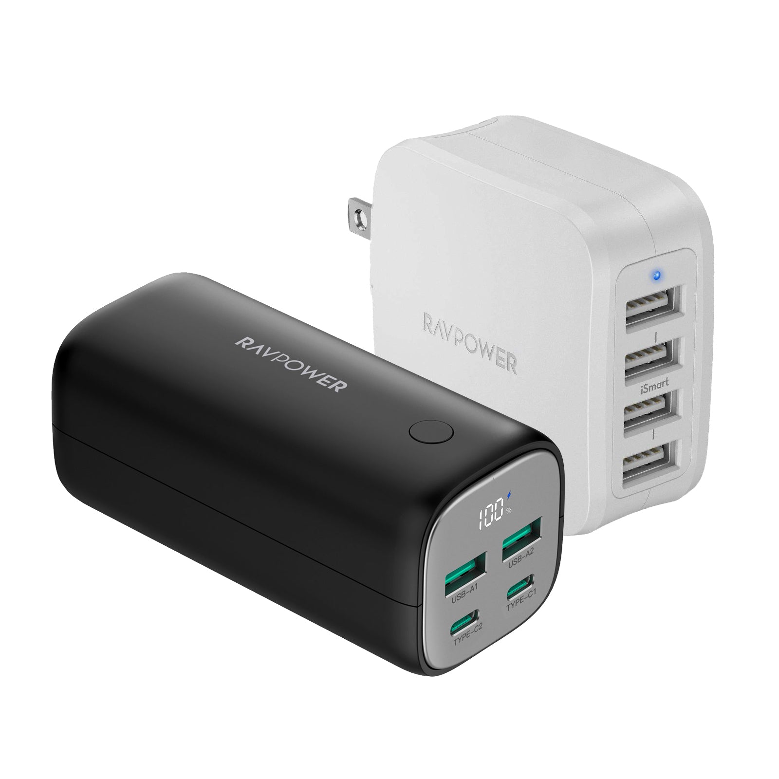RAVPower RP-PB208Pro Power Bank & RP-PC026 Wall Charger Bundle