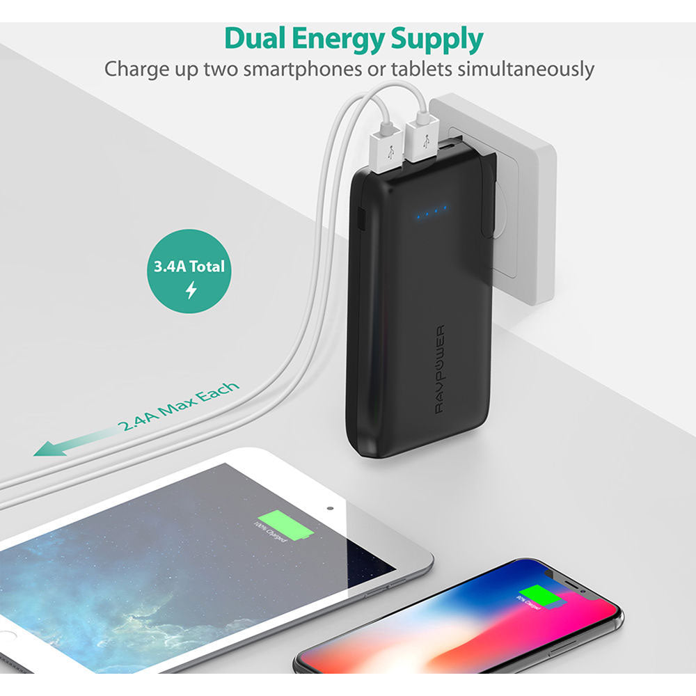 RAVPower 10,000 mAh 20W Portable Charger