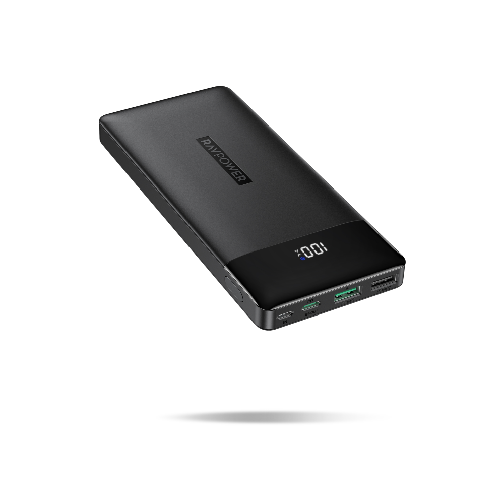 RAVPower PD Pioneer 15000mAh 30W 4-Port Power Bank Charger 2023