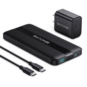 RAVPower 10000mAh Power Bank, Dual Outputs Portable Charger