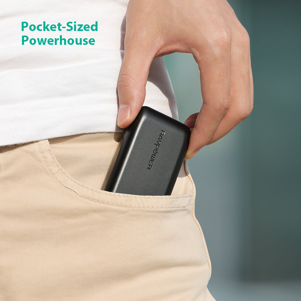 RAVPower 6700mAh Power Bank lightweight and portable battery pack