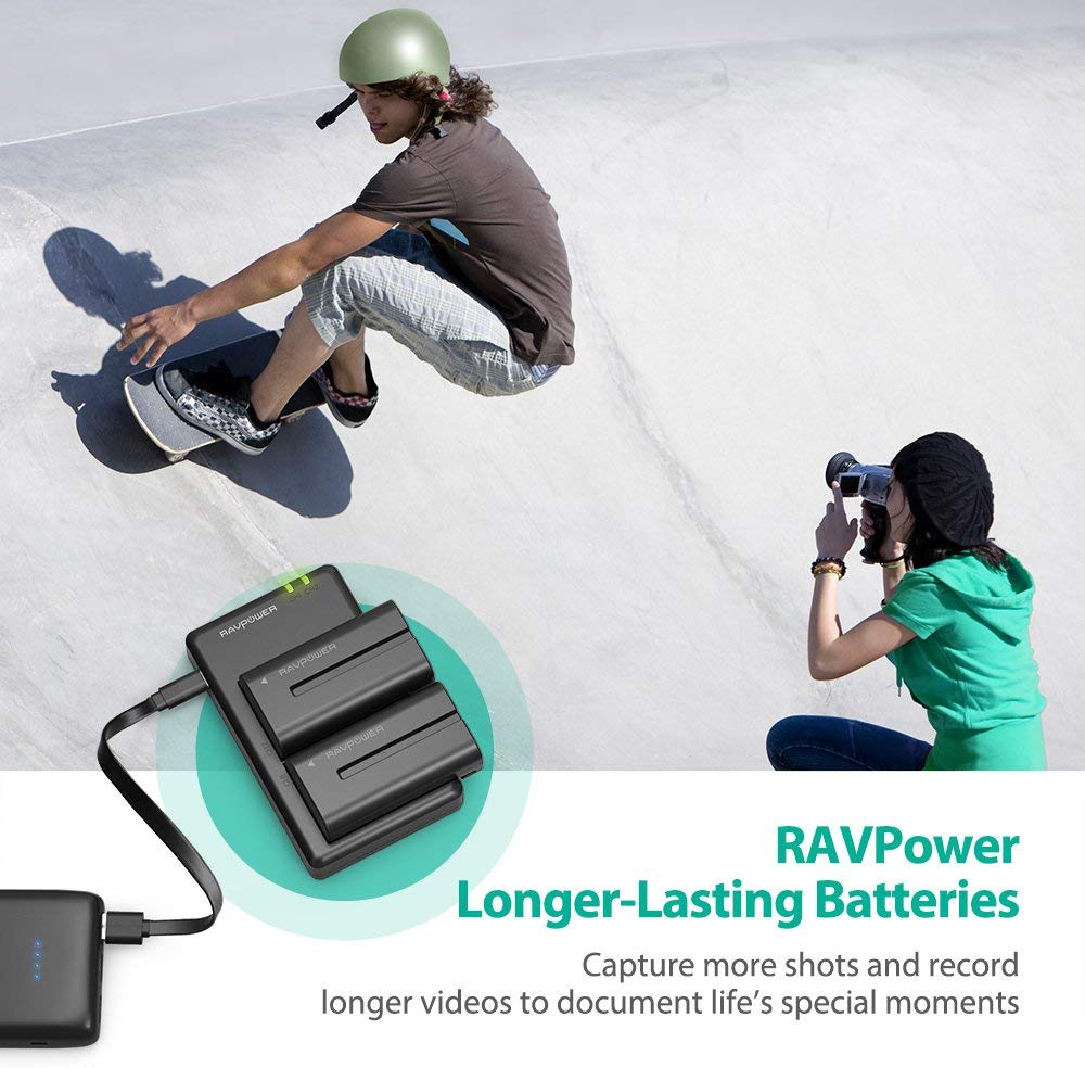 RAVPower RP-BC006 F550 Battery and Charger Set