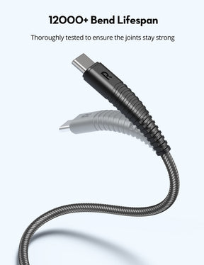 RavPower USB-C to USB-C Fast Charging Cable – White
