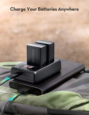 NP-FW50 Camera Battery Charger Set for Sony-RAVPower