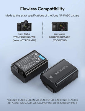 Sony Camera Battery Np Fw50, Np Fw50 Battery Charger