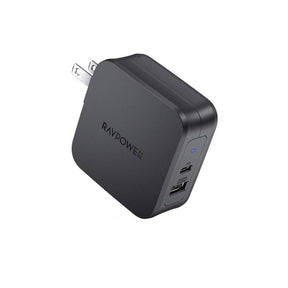 iPhone12 PD Pioneer 61W 2-Port USB C Wall Charger-RAVPower