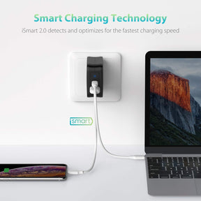 iPhone12 PD Pioneer 61W 2-Port USB C Wall Charger-RAVPower