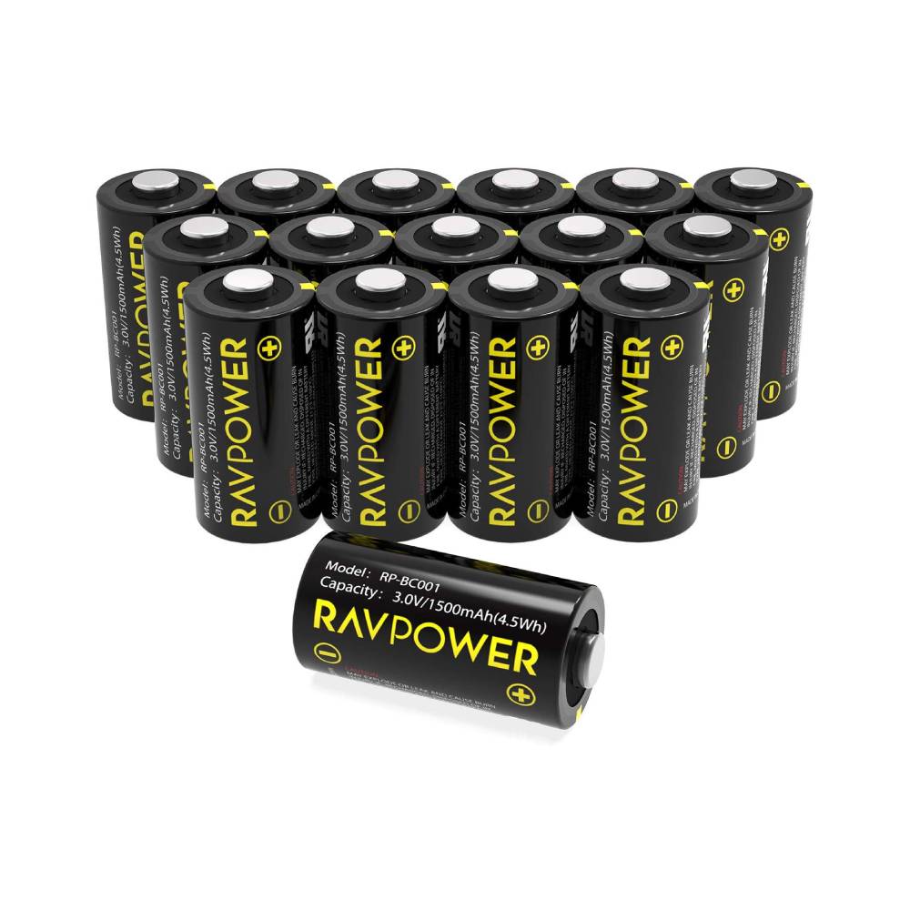 RAVPower CR123A 3V Lithium Battery-RAVPower