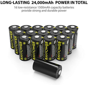 RAVPower CR123A 3V Lithium Battery-RAVPower