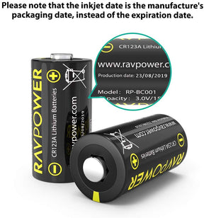 RAVPower CR123A 3V Lithium Battery-RAVPower