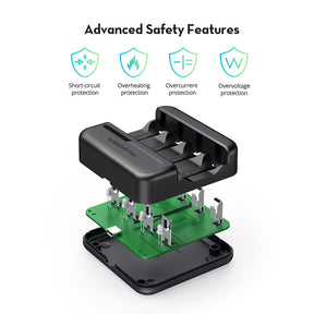 CR123A Rechargeable Battery With a USB Cable-RAVPower