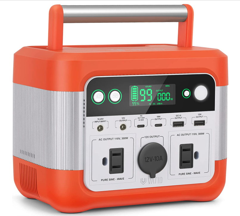 Générateur Électrique Portable Power Station 296WH, 220V/300W