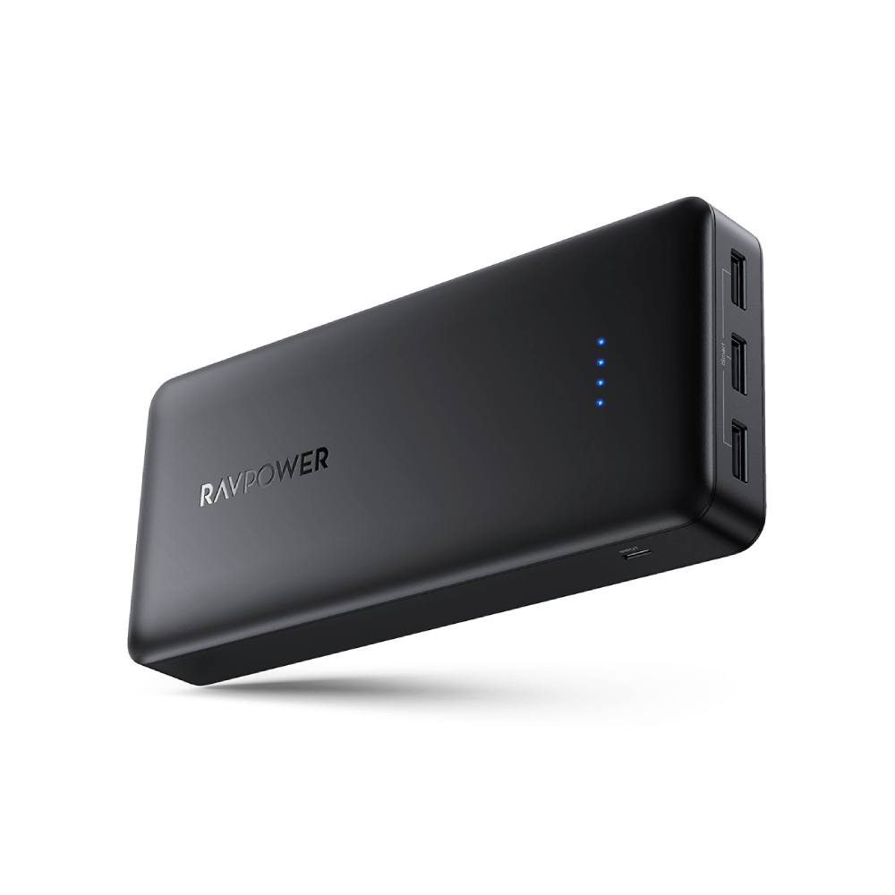 RAVPower Portable Charger 32000mAh Power Bank 3-Port Battery Pack