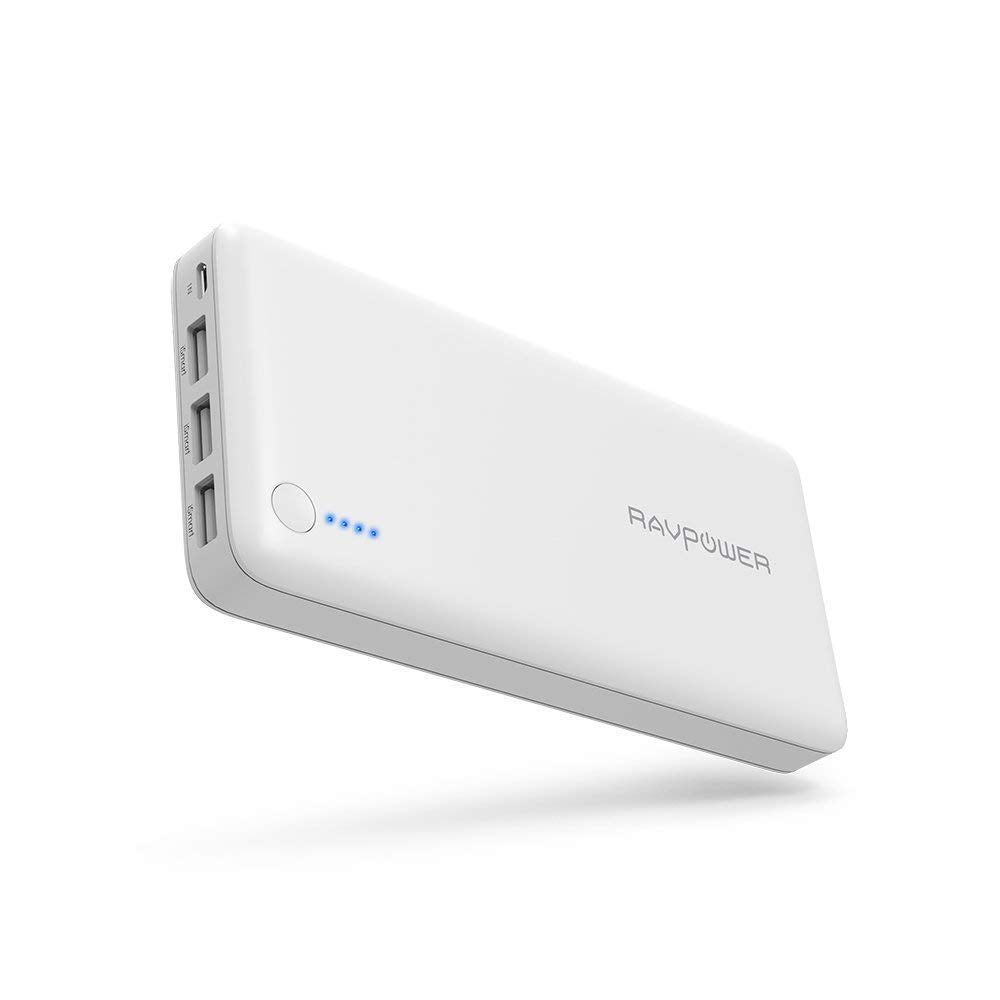 RAVPower Portable Charger 26800mAh Power Bank 3-Port Battery Pack
